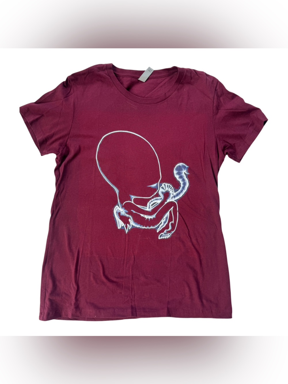 Sigur Rós Concert Tour Graphic T-Shirt Burgundy Large L Band Tee
